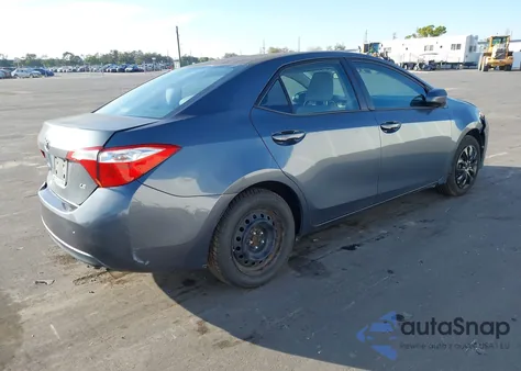 2014 Toyota Corolla Le z USA, uszkodzony, nr VIN 2T1BURHE5EC100223